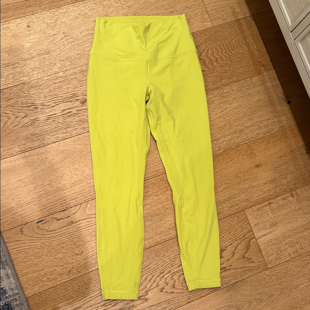 Lululemon Athletica Lime Green Leggings